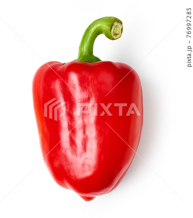 fresh red paprica 76997285