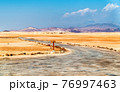 Desert landscape in Ras Mohammed National Park, Egypt, near Sharm El-Sheikh. 76997463