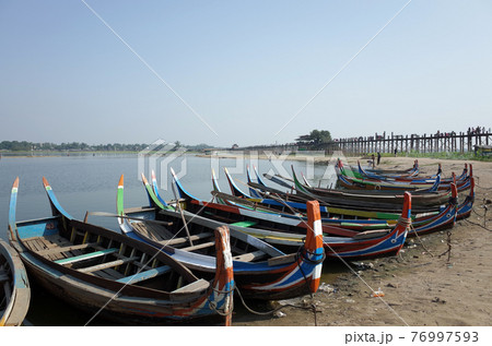 ミャンマー、エーヤワディー川 76997593