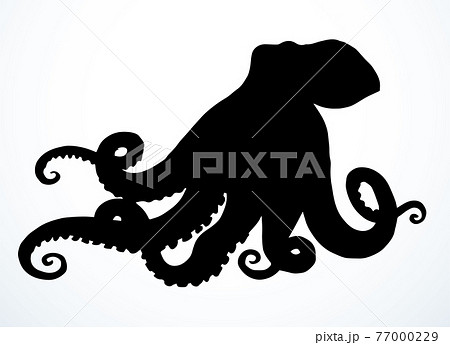Octopus. Vector drawing icon sign 77000229