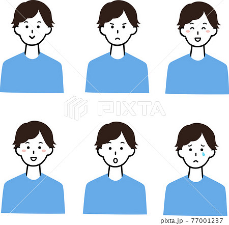男性色々な表情 セット 男性色々な表情 セット 77001237