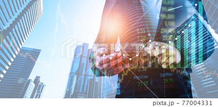 Abstract finance background Abstract finance background 77004331