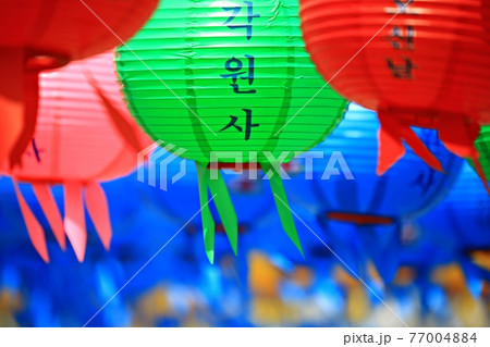 提灯 花 石灯 77004884