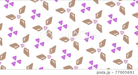 紫のかわいい飾りのベクターのイラストのイラスト素材