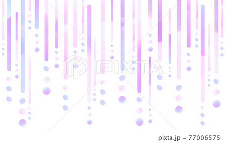 水彩で描いた雨模様 77006575