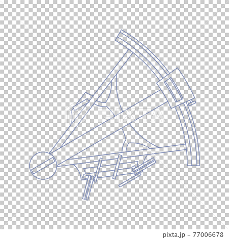 88星座シリーズC-白背景に星座絵のみ-はちぶんぎ座 77006678