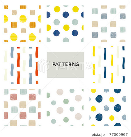 パターン素材・北欧風 パターン素材・北欧風 77009967