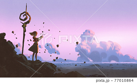 little witch with a new power 77010864