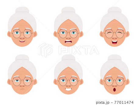 Old woman vector design illustration isolated on white background Old woman vector design illustration isolated on white background 77011474