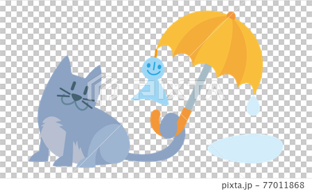 Illustration of a cat, cat, cat, animal, Russian blue 77011868