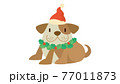 犬のイラスト　いぬ　イヌ　dog　動物　ブルドッグ 77011873