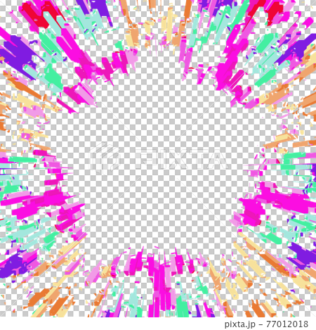 Background like colorful concentrated lines 77012018