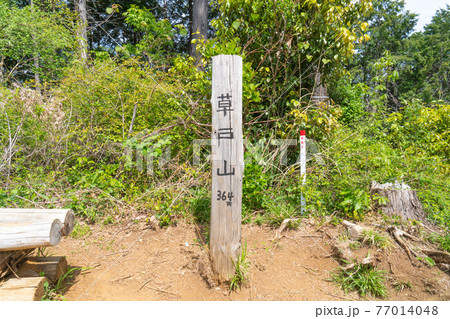 草戸山の山頂（南高尾山稜） 77014048