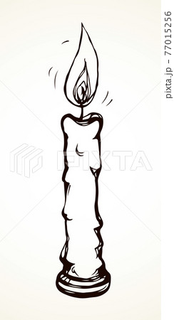 Candle. Vector drawing Candle. Vector drawing 77015256