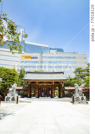 福岡 警固神社 神門 福岡 警固神社 神門 77018120