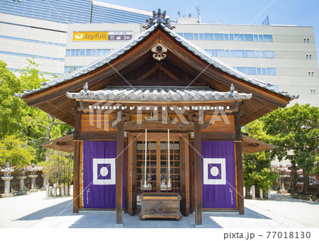 福岡　警固神社　御社殿 77018130