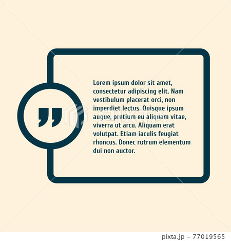 Quote modern template on background. Quote modern template on background. 77019565