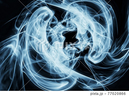 抽象的な煙の渦 77020866