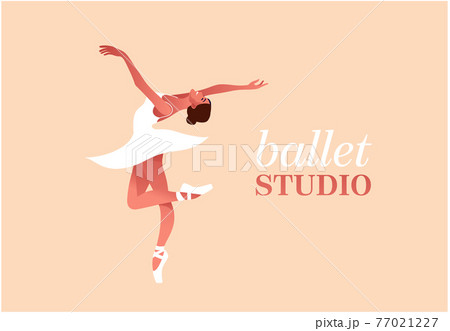 Beauty of classic ballet flat vector set 77021227