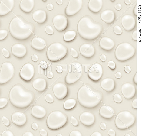 Realistic Water drop. Pure transparent droplet. Clean drop condensation. Vector set. 77024418