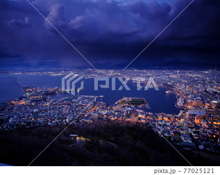 函館の夜景 函館の夜景 77025121