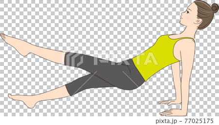 ピラティス ポーズイラスト Leg Pullのイラスト素材 ピラティス ポーズイラスト Leg Pullのイラスト素材