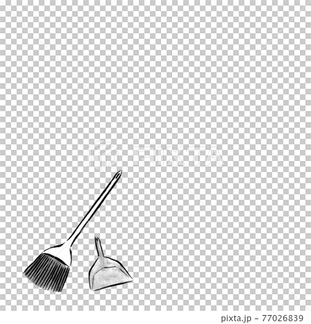 掃除（墨の手描き） 77026839
