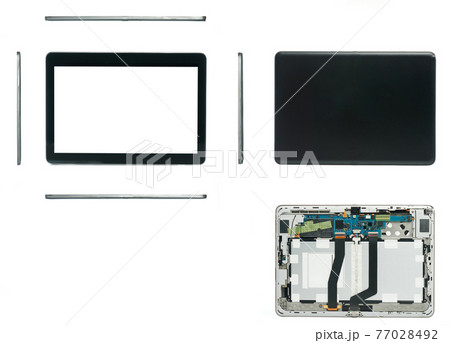 All views of electronic  tablet 77028492