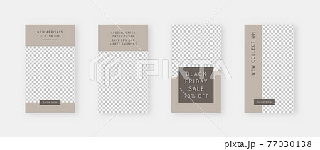 Social media template. Trendy editable social media stories template. Mockup isolated. Template design. Vector illustration. Social media template. Trendy editable social media stories template. Mockup isolated. Template design. Vector illustration. 77030138
