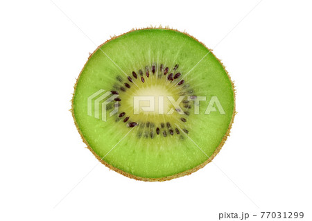 Ripe fresh juicy single kiwi fruit close up. Ripe fresh juicy single kiwi fruit close up. 77031299