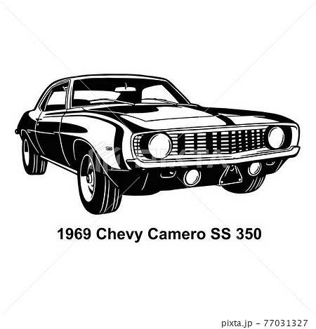 Old-timer convertible car.ai Royalty Free Stock SVG Vector and Clip Art