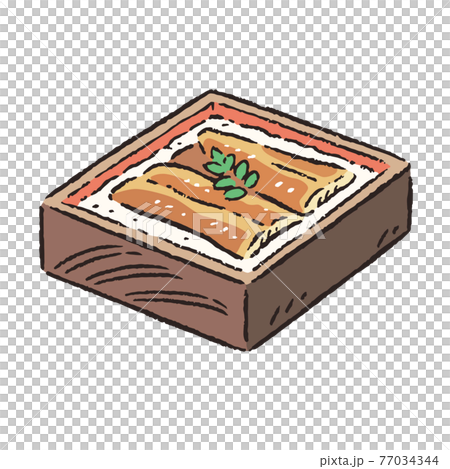 食べ物_料理_うな重 77034344