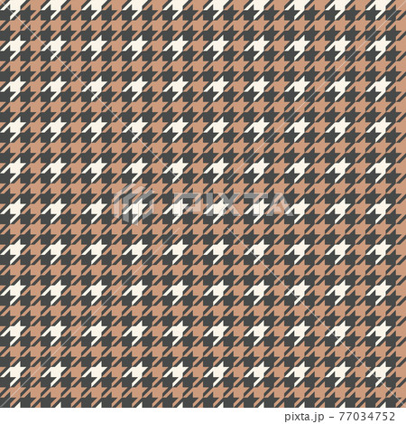 Houndstooth seamless pattern. Tartan tweed print. Vector illustration Houndstooth seamless pattern. Tartan tweed print. Vector illustration 77034752
