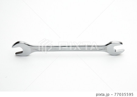 Wrench for nuts and bolts on a white background Wrench for nuts and bolts on a white background 77035595