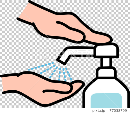 手指消毒 コロナウイルス風邪インフルエンザ予防・対策 手指消毒 コロナウイルス風邪インフルエンザ予防・対策 77038799