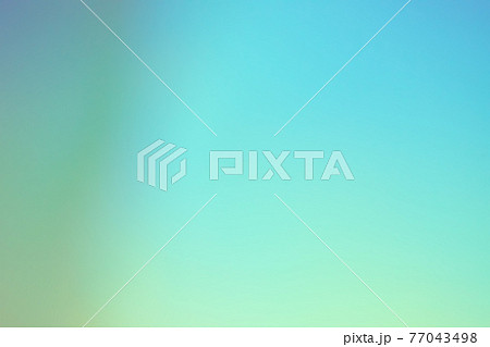 エメラルドグリーン系グラデーション 背景素材 の写真素材
