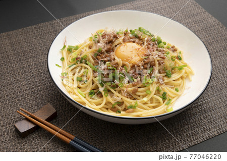 手作り納豆パスタ 手作り納豆パスタ 77046220