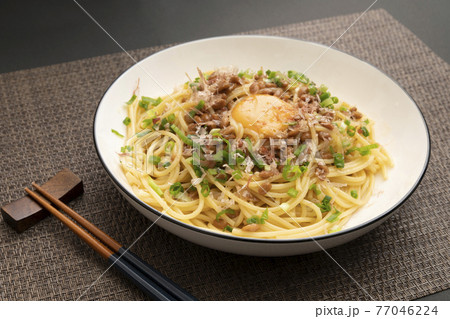 手作り納豆パスタ 77046224