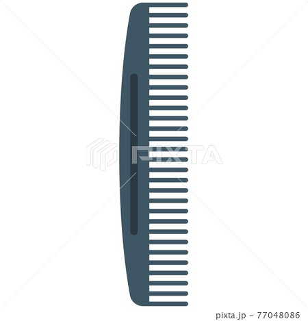 Comb hair brush vector flat isolated on white 77048086
