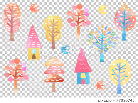 Scandinavian style_watercolor_wood pattern pattern 832 Scandinavian style_watercolor_wood pattern pattern 832 77050745