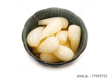 ラッキョウの甘酢漬け ラッキョウの甘酢漬け 77050752