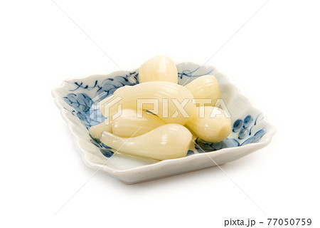 ラッキョウの甘酢漬け 77050759