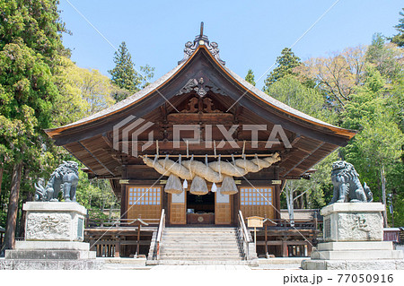 長野県　諏訪大社下社　秋宮　神楽殿 77050916