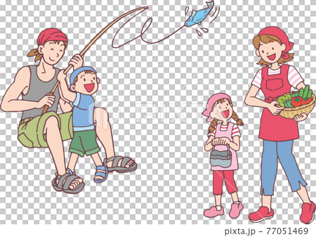 アウトドア家族 アウトドア家族 77051469