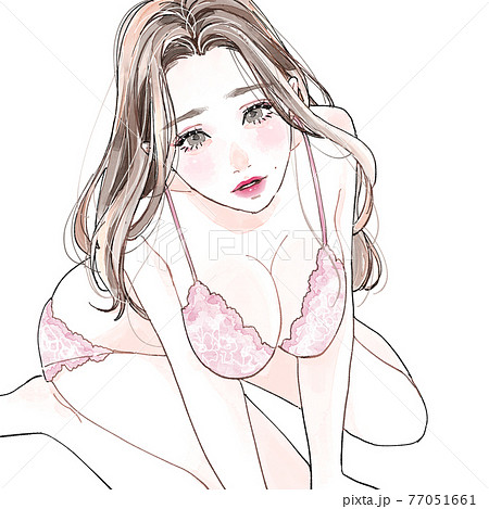 セクシーな女性のイラスト素材