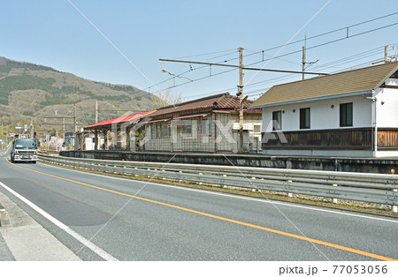 鉄道　私鉄：秩父鉄道　樋口駅と国道140号 77053056