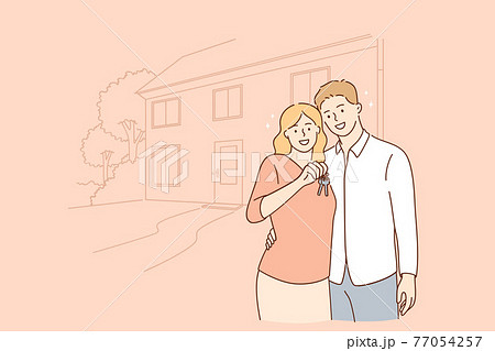 Real estate, new apartment concept 77054257