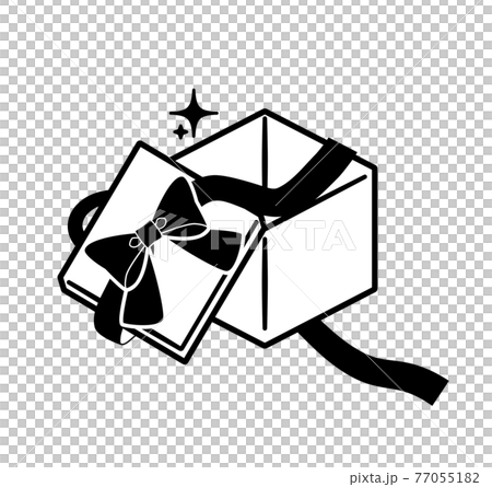 打開禮物盒_單色 77055182