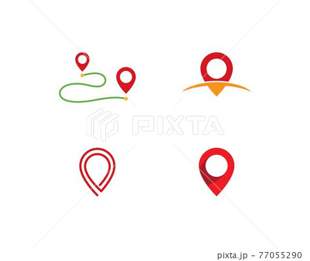Location point Logo vector Location point Logo vector 77055290