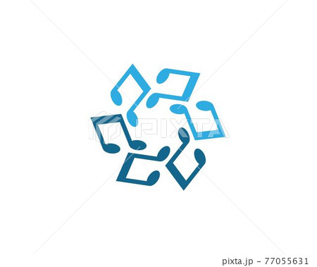 Music note logo 77055631